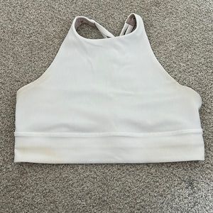 Lululemon high neck long lined energy bra ribbed